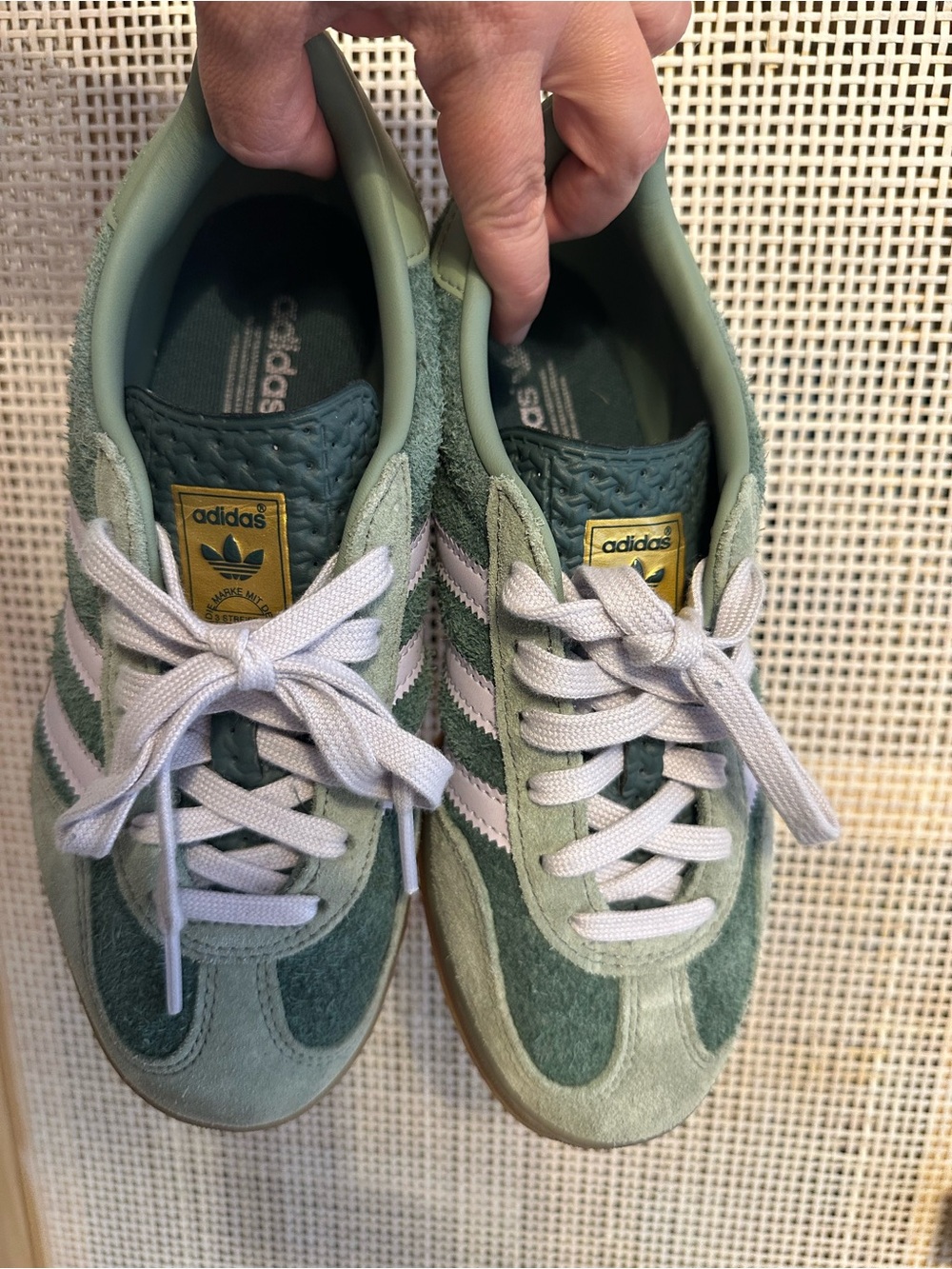 adidas Green Gazelle Suède Sneakers